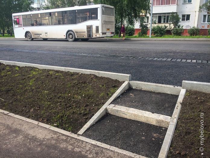 Реконструкция дорог в Бачатском, лето 2018